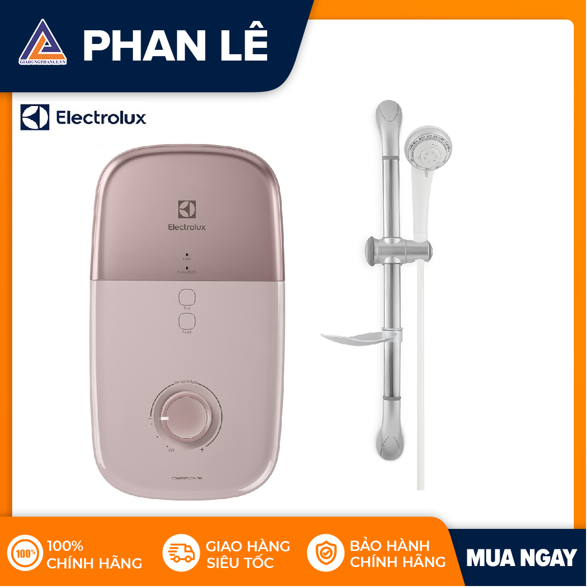 Máy nước nóng trực tiếp electrolux ewe451lb-dpx2