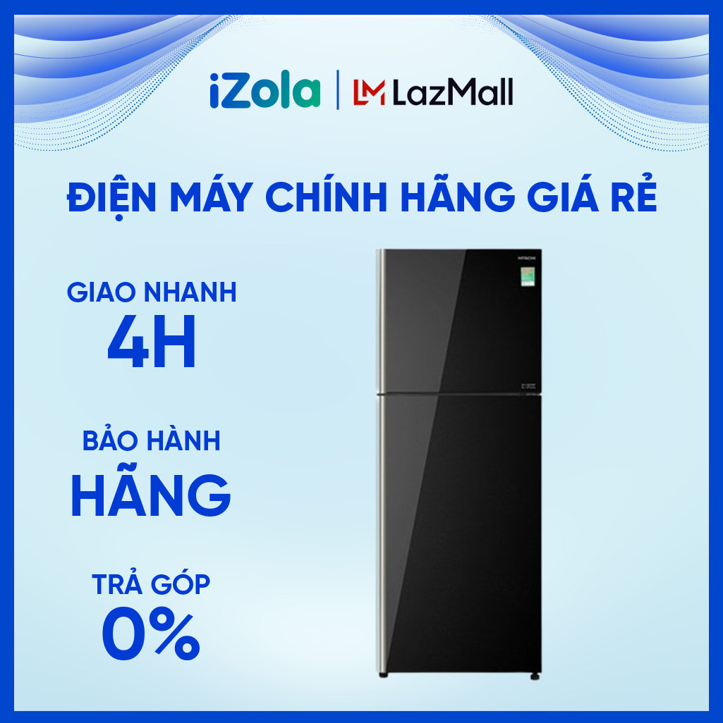 [GIAO TẠI HCM] Tủ lạnh Hitachi Inverter 366 lít R-FVX480PGV9(GBK) - Bộ lọc khử mùi 3 lớp Triple Powe