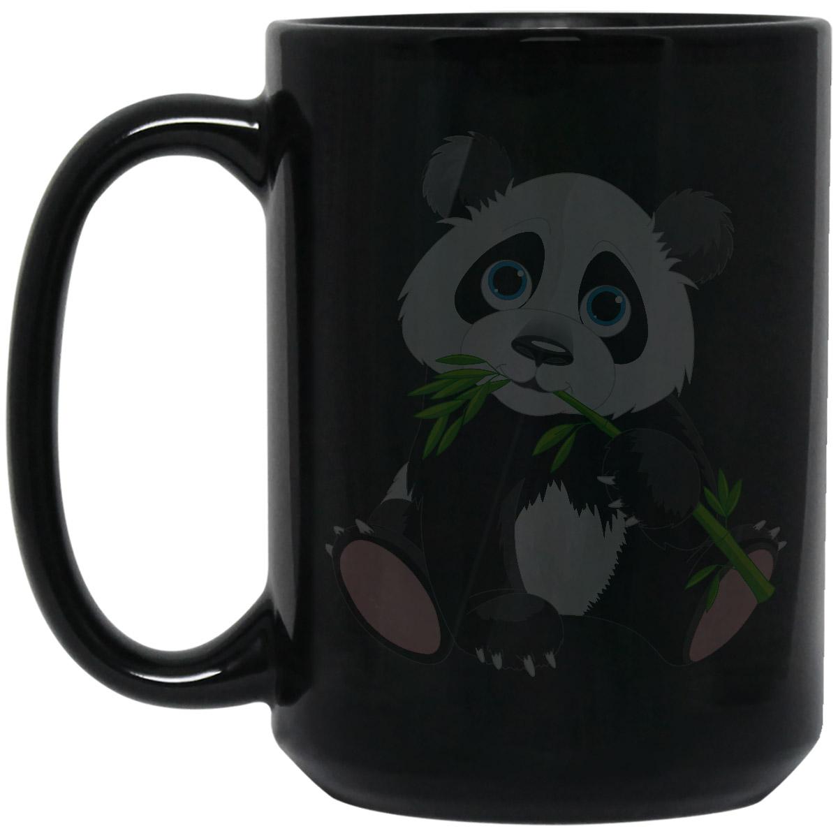 Cốc Sứ Cao Cấp In Hình Gấu Trúc Panda Nhảy Múa - Mẫu001