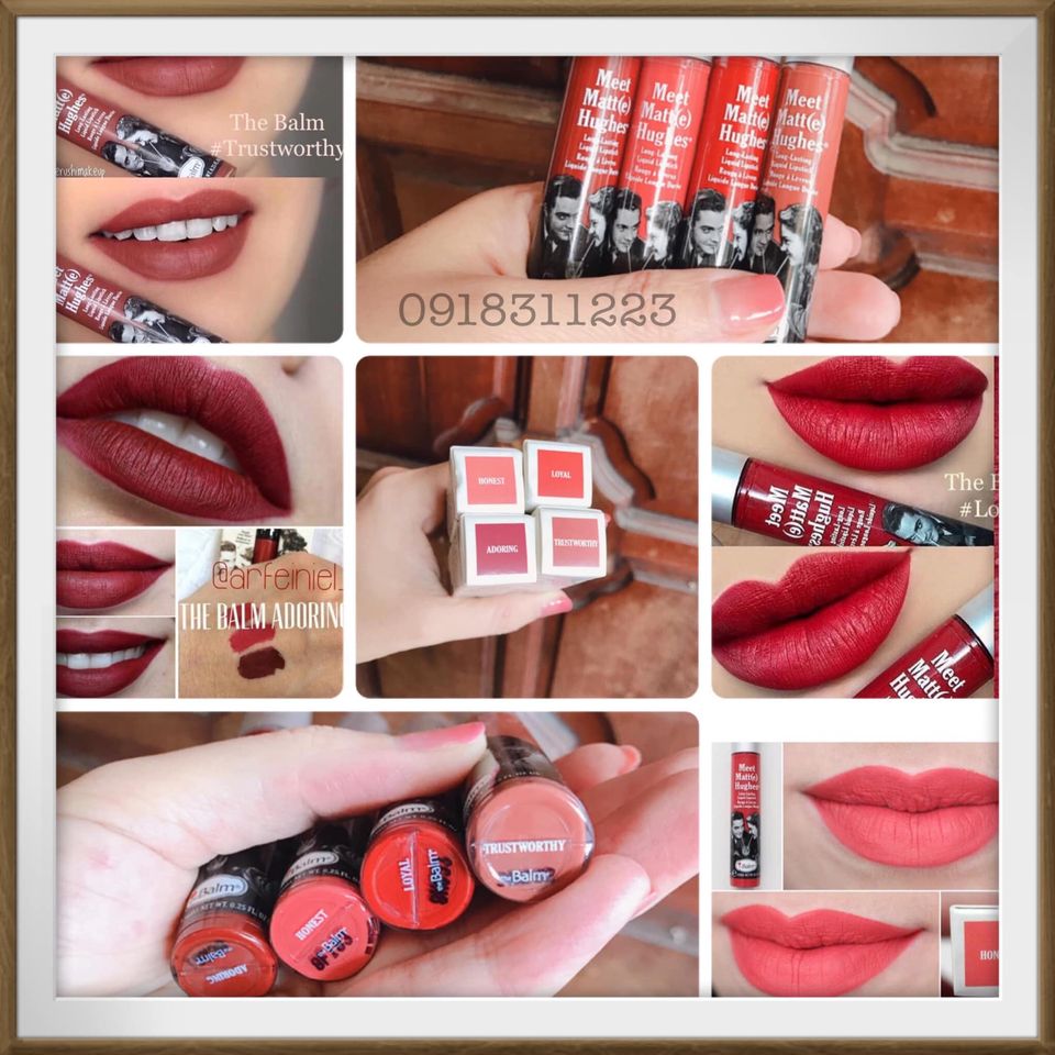 Son kem The Balm Liquid Matte Lipstick chuẩn Mỹ Lafbeauty