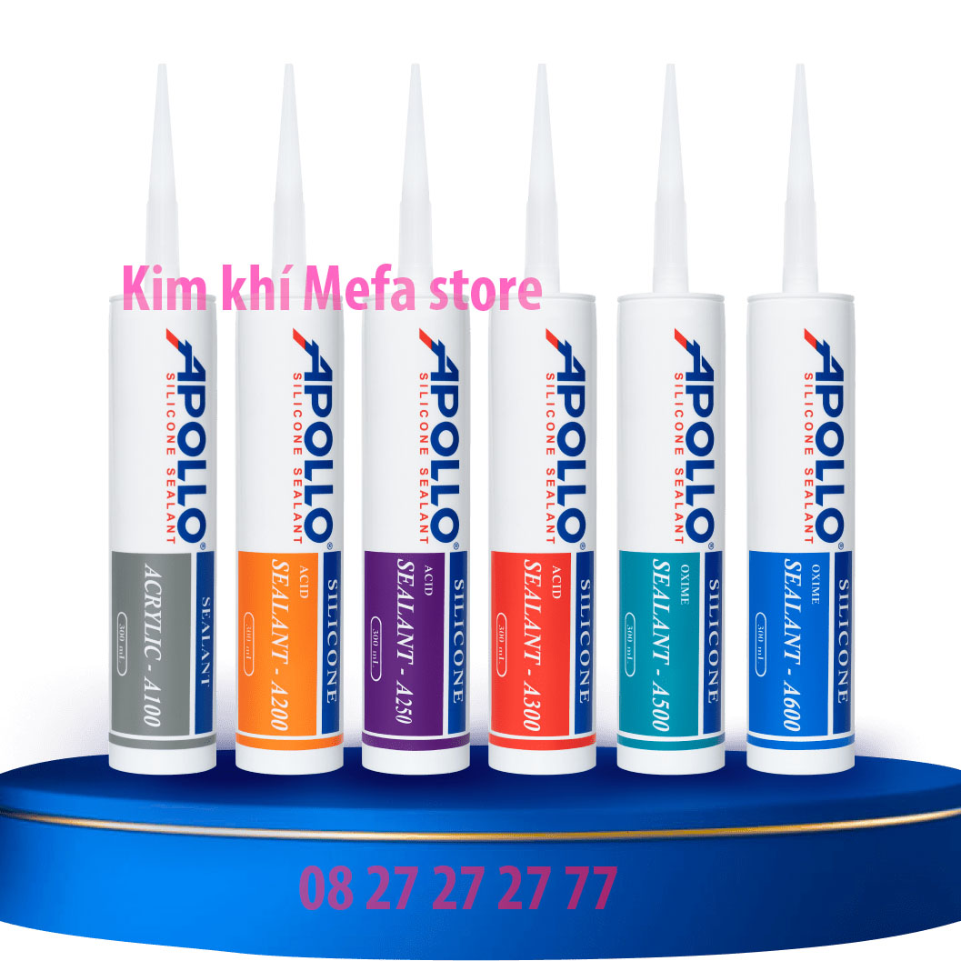 Keo silicone apollo a100-a200-a250-a300-a500-a600 chính hãng