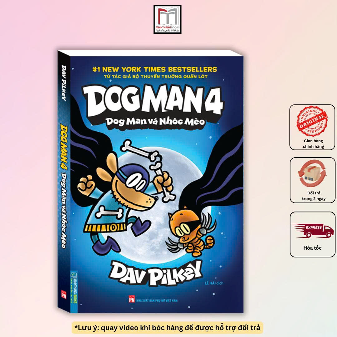 Dog man 4 - dog man và nhóc mèo