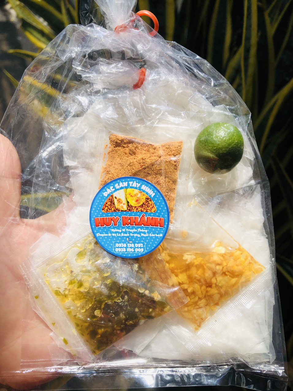 Combo 5 bịch bánh tráng phơi sương ớt xanh