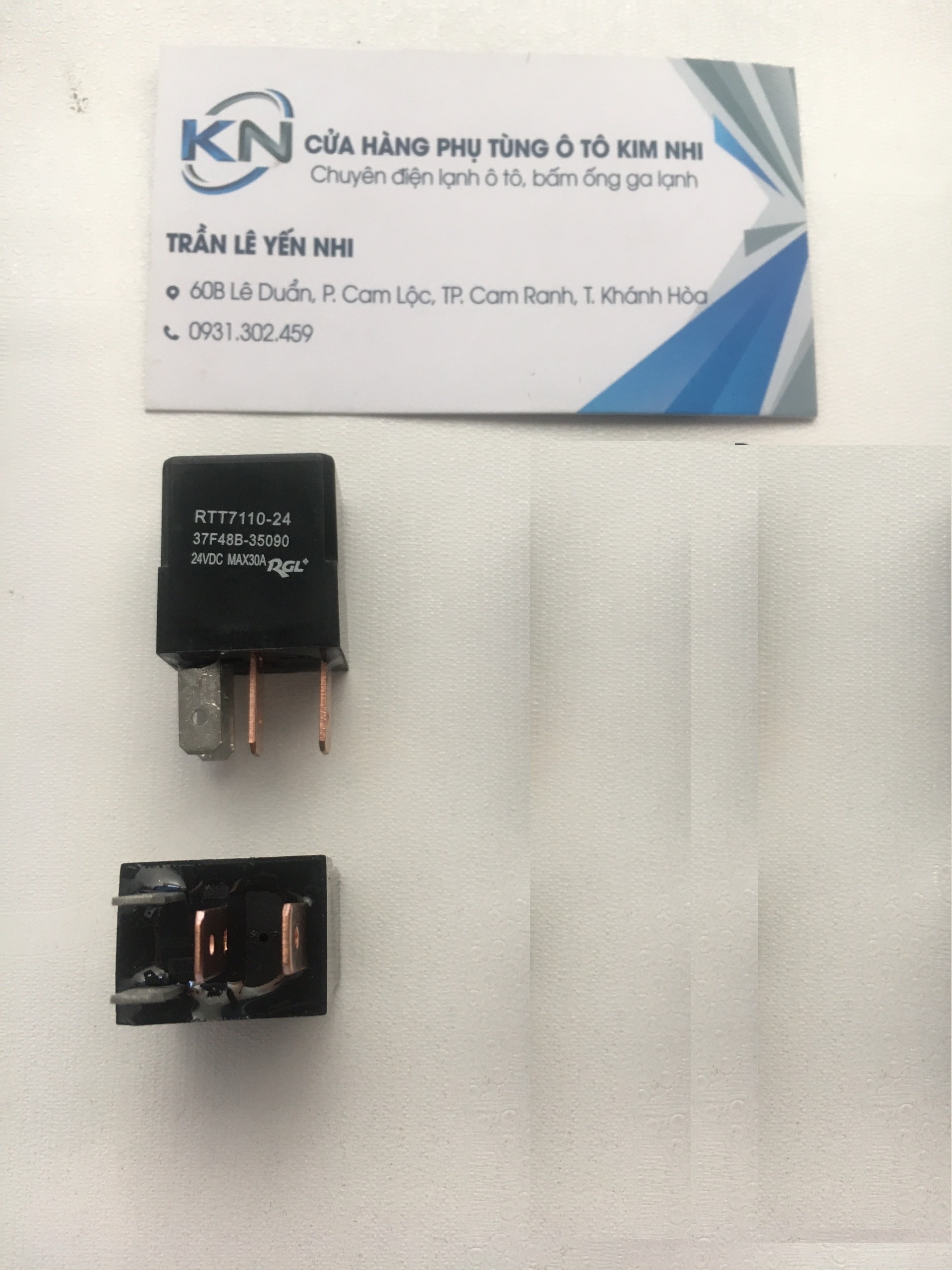 Relay rgl 24v 30a 4 chân