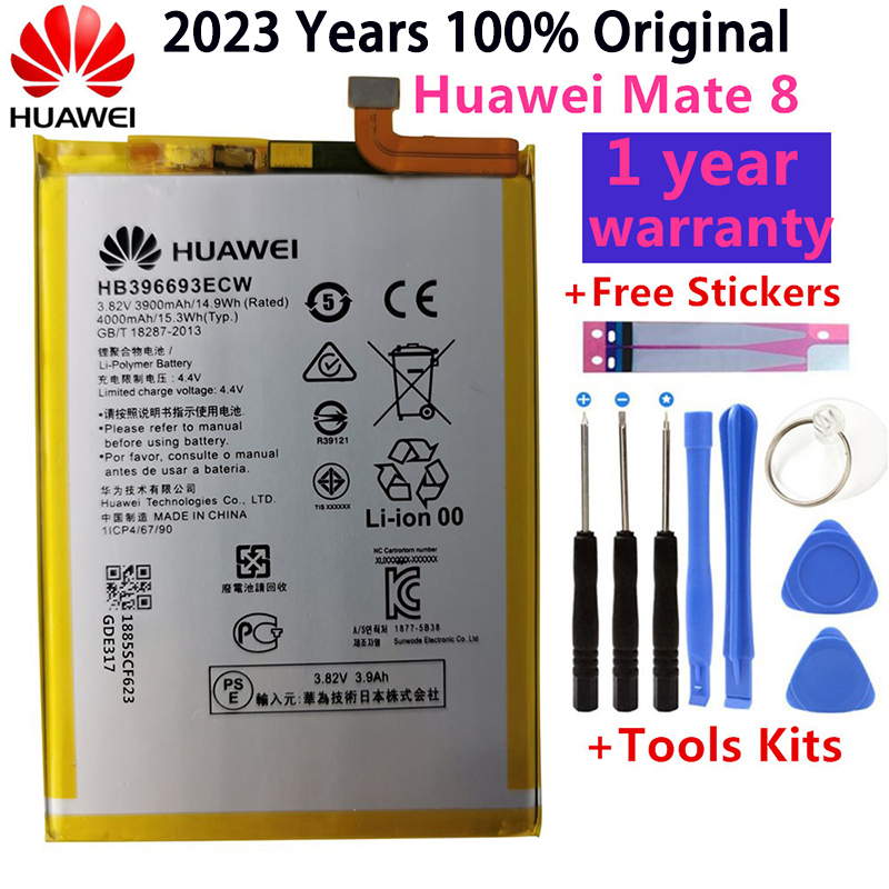 Hua wei cho hb396693ecw có thể sạc lại Li-ion pin điện thoại cho Mate 8 NXT-AL10 NXT-TL00 NXT-CL00 NXT-DL00 Mate8