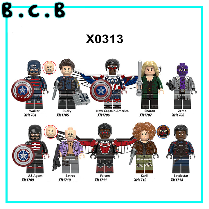 The Falcon and The Winter Soldier - Đồ chơi Super Hero Siêu anh hùng MCU Marvels mô hình US Agent Sharon X0313