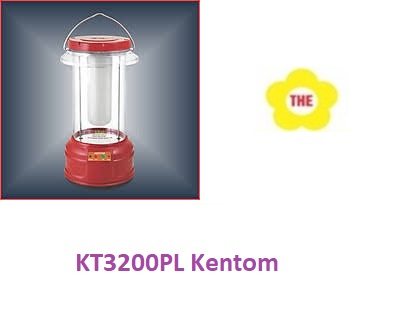 [HCM]Đèn sạc chiếu sáng khẩn cấp Kentom KT3200PL ( ĐỎ ) KT3200
