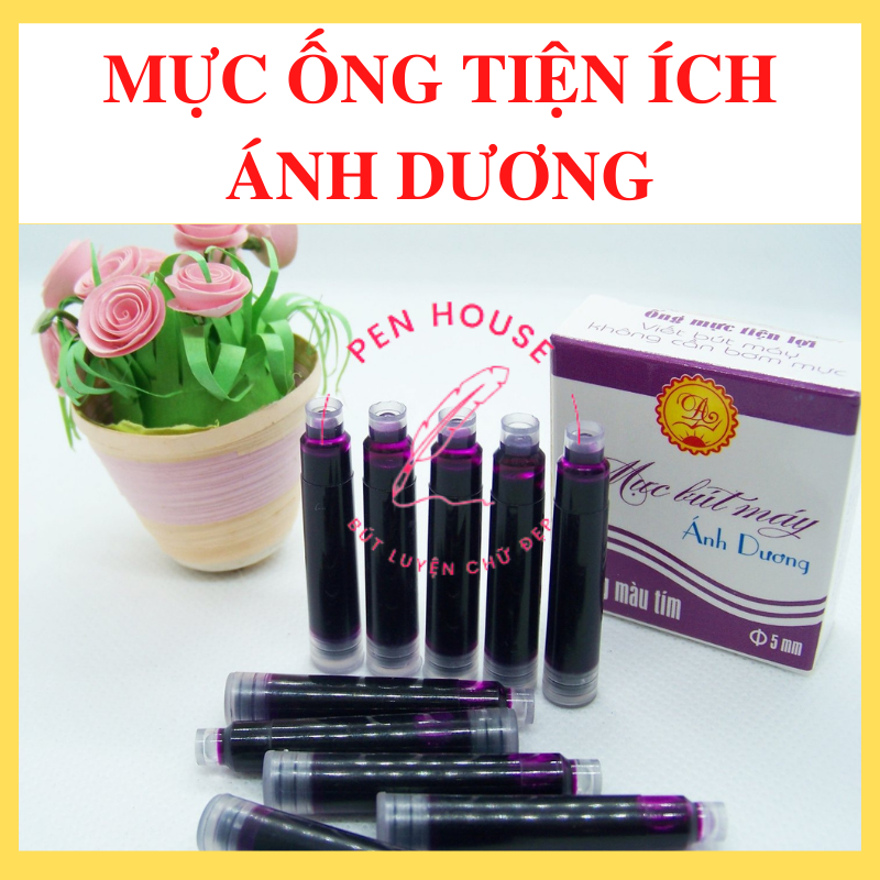 Ống mực tiện lợi Ánh Dương không cần bơm mực