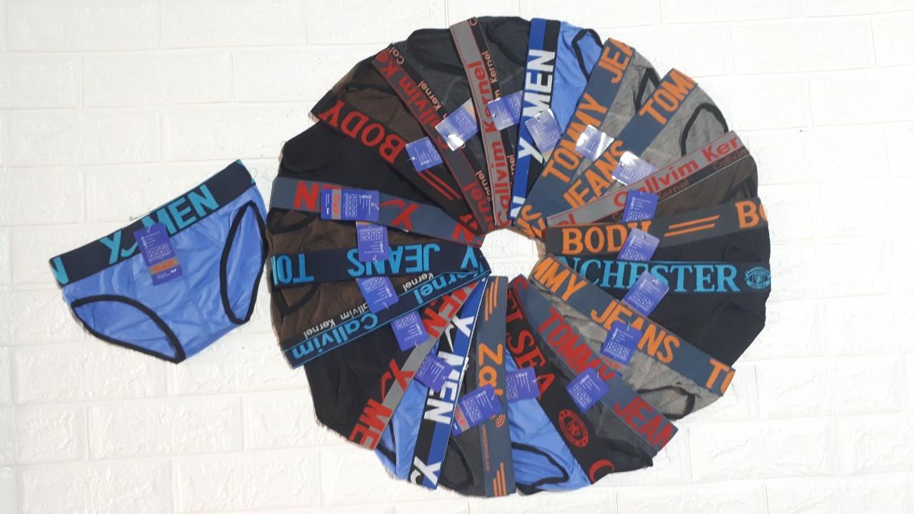 bộ 10 quần lót nam tam giác lưng 4cm [ hình thật ] SIZE M ĐẾN 2XL