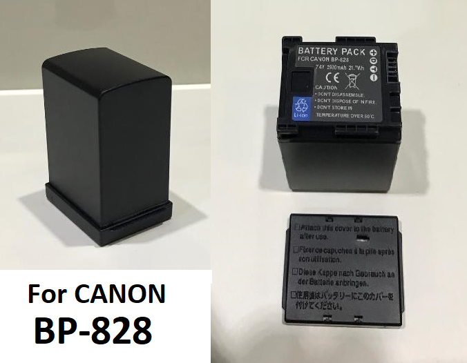 pin+sạc dùng cho máy quay phim canon pin canon bp-808 bp-809 828 827 745 6