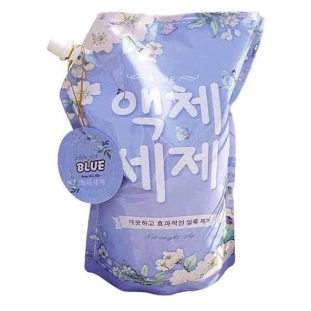 [SALE OFF ] Nước giặt Blue Hàn Quốc 2 trong 1loại lớn 2 kgs
