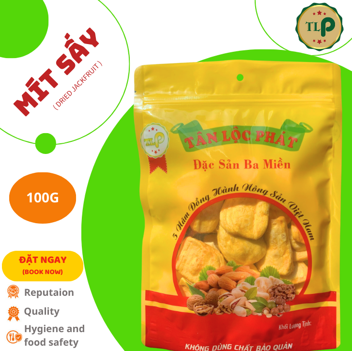 Mít sấy giòn tân lộc phát bịch 100g