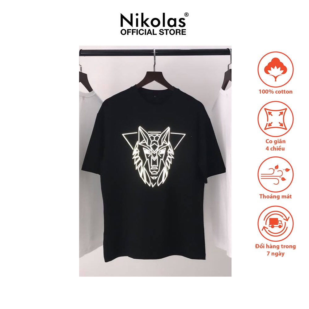 LUCKÁo Unisex Nikolas 100% Cotton Lion Phản Quang