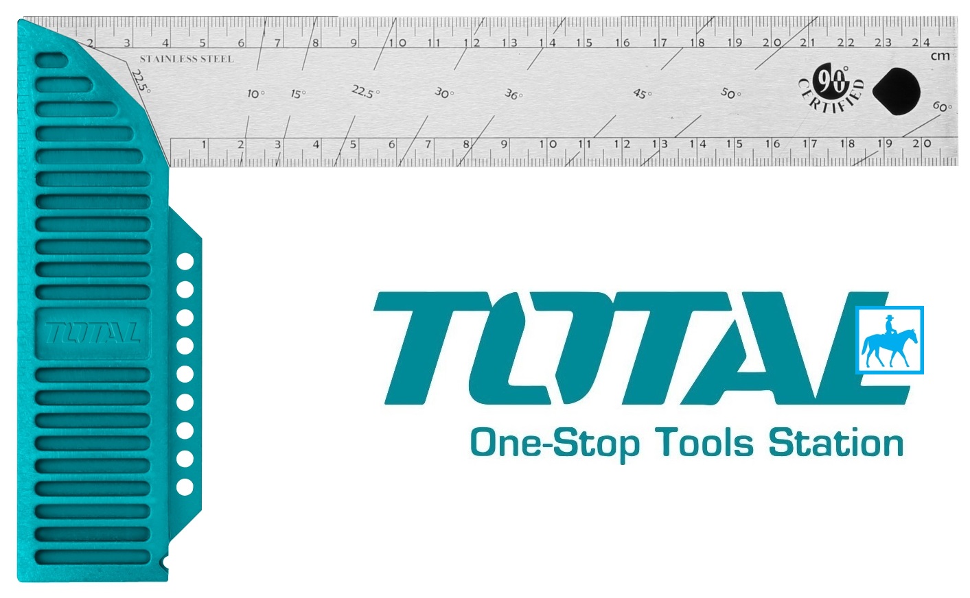 Thước ke thước đo góc vuông 300mm 12inch total tmt61126