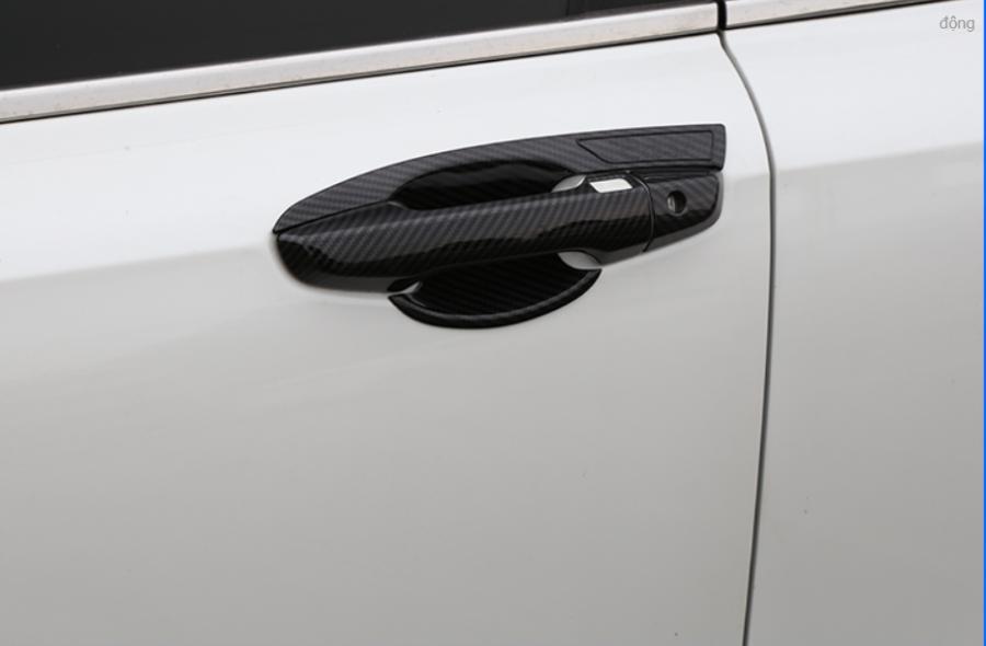 Ốp tay nắm, chén cửa Honda CRV 2018-2022 vân cacbon