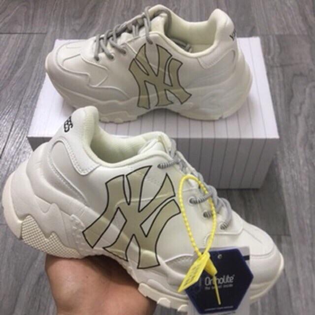 [TẶNG HỘP+TÚI] Giày thể thao MLB hàn quốc NY VÀNG