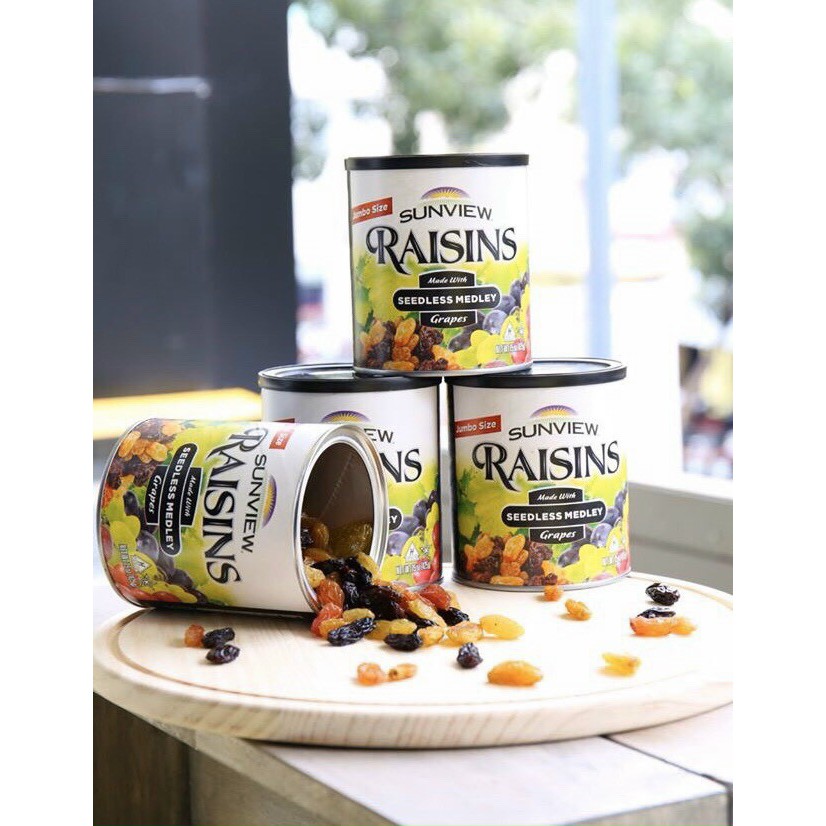 Nho khô mix raisin hũ 425g chuẩn mỹ