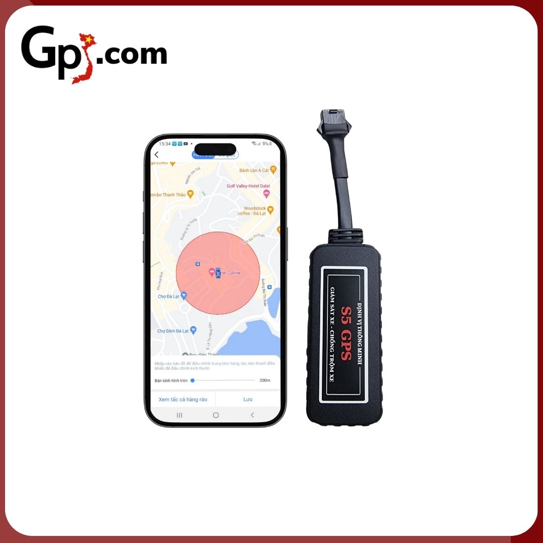 (New) Định vị xe máy, ô tô, xe đạp điện S5 định vị chính xác, thiết kế chống nước hiệu quả