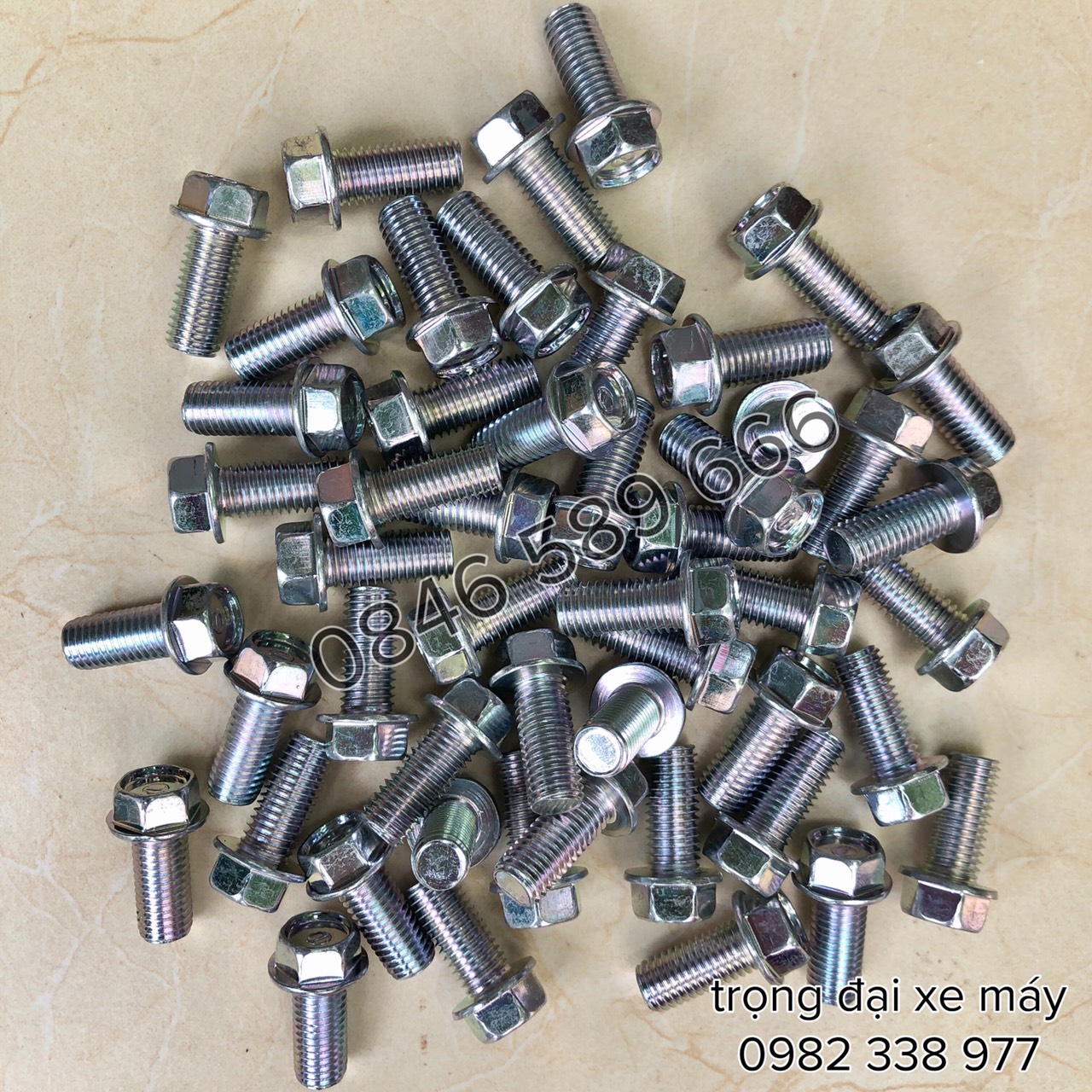 50 ốc 9ly 2cm sử lý chờn ren ốc gác chân xe máy trọng đại xe máy