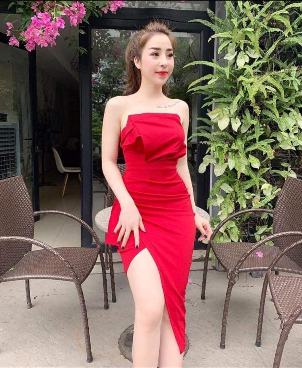Đầm cúp ngực sếp ly GREAT 7
