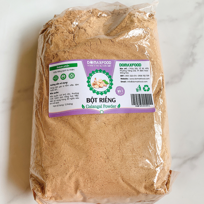 Bột Riềng Domaxfood - Galangal Powder - Bột riềng nguyên chất 100% - giềng dùng tẩm ướp gia vị món ăn