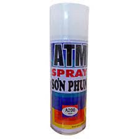 Sơn Xịt ATM A200 ( Màu Trắng, Xám )