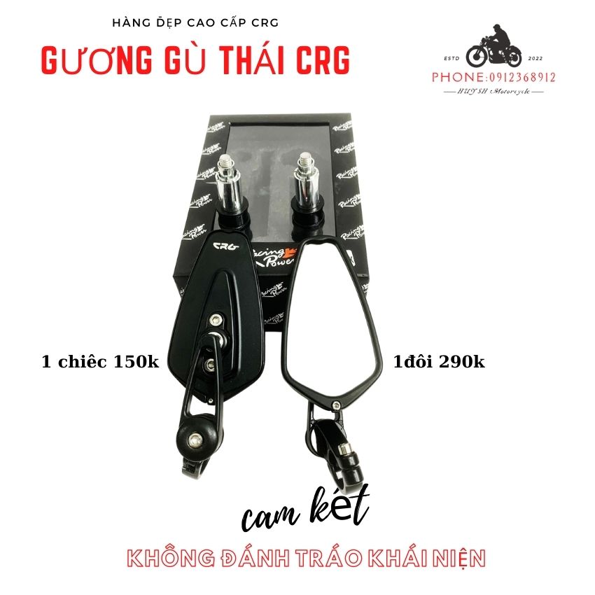 Gương gù xe máy CRG thái lan chính hãng