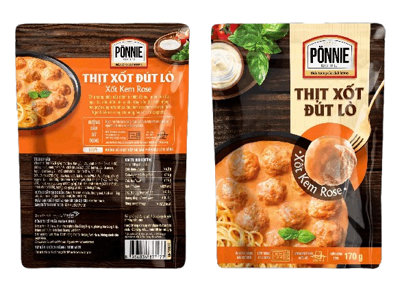 [Hàng tặng không bán] Combo 2 Thịt Xốt Đút Lò Ponnie - Xốt Kem Rose 1 gói x 170g