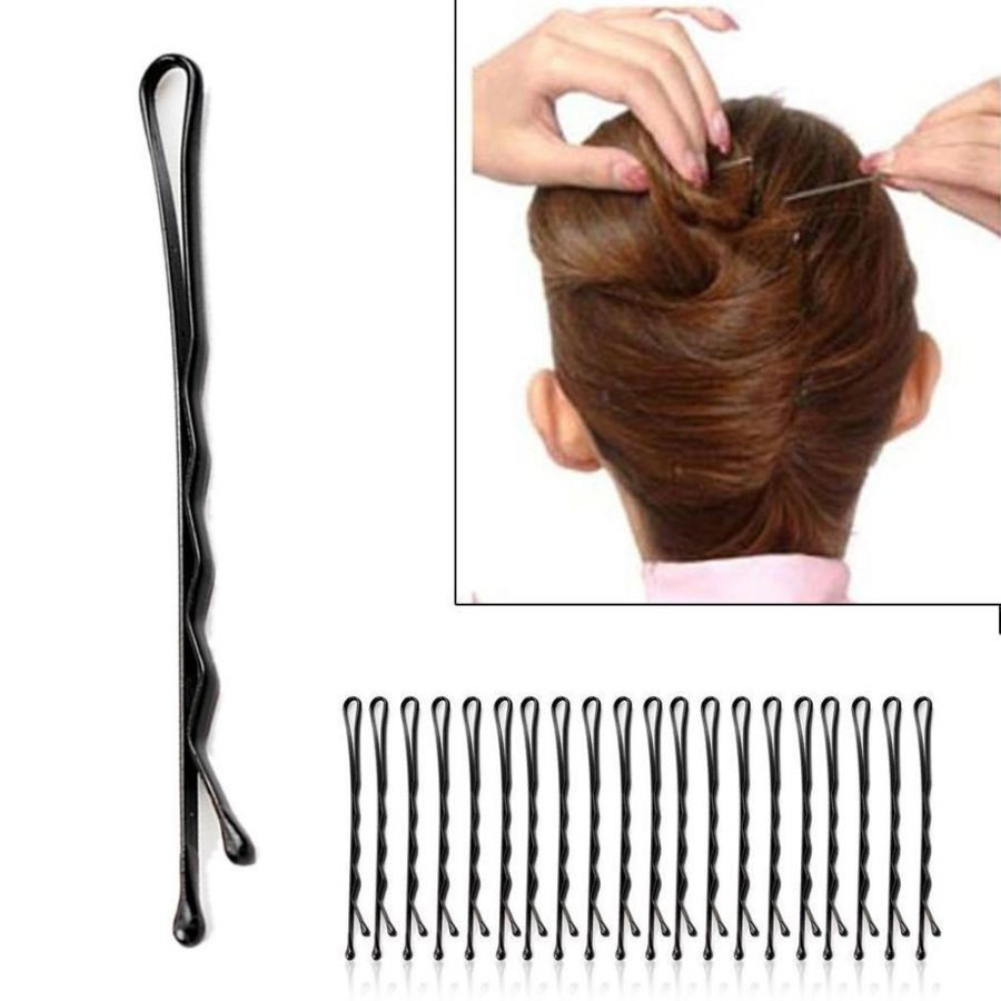 Vỉ 36 chiếc kẹp tăm sóng phong cách hàn quốc, kẹp ghim tóc sóng lớn không đau tóc