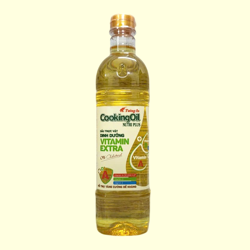 chai NUTRI PLUS 1 Lít + DẦU THỰC VẬT DINH DƯỠNG TƯỜNG AN Cooking Oil Nutri Plus (HALAL)