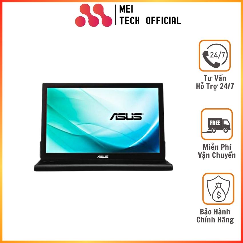 [Freeship] Màn Hình Di Động ASUS MB169BR+ 15.6 inch/ Full HD/ USB -MEI Tech Official- MEI49 Nhỏ Gọn,Linh Hoạt,Dễ Dàng Sử Dụng Nâng Cao Hiệu Suất Làm Việc,Giải Trí,Hình Ảnh Sắc Nét,Khả Năng Chống Chói Tốt,Bảo Hành Chính Hãng.