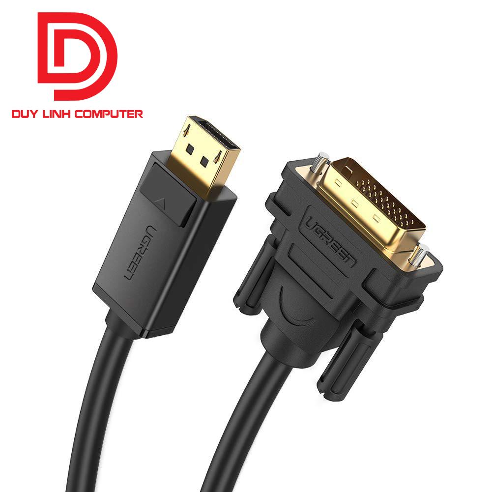 Cáp chuyển displayport to dvi 24+1 5m chính hãng ugreen 10223