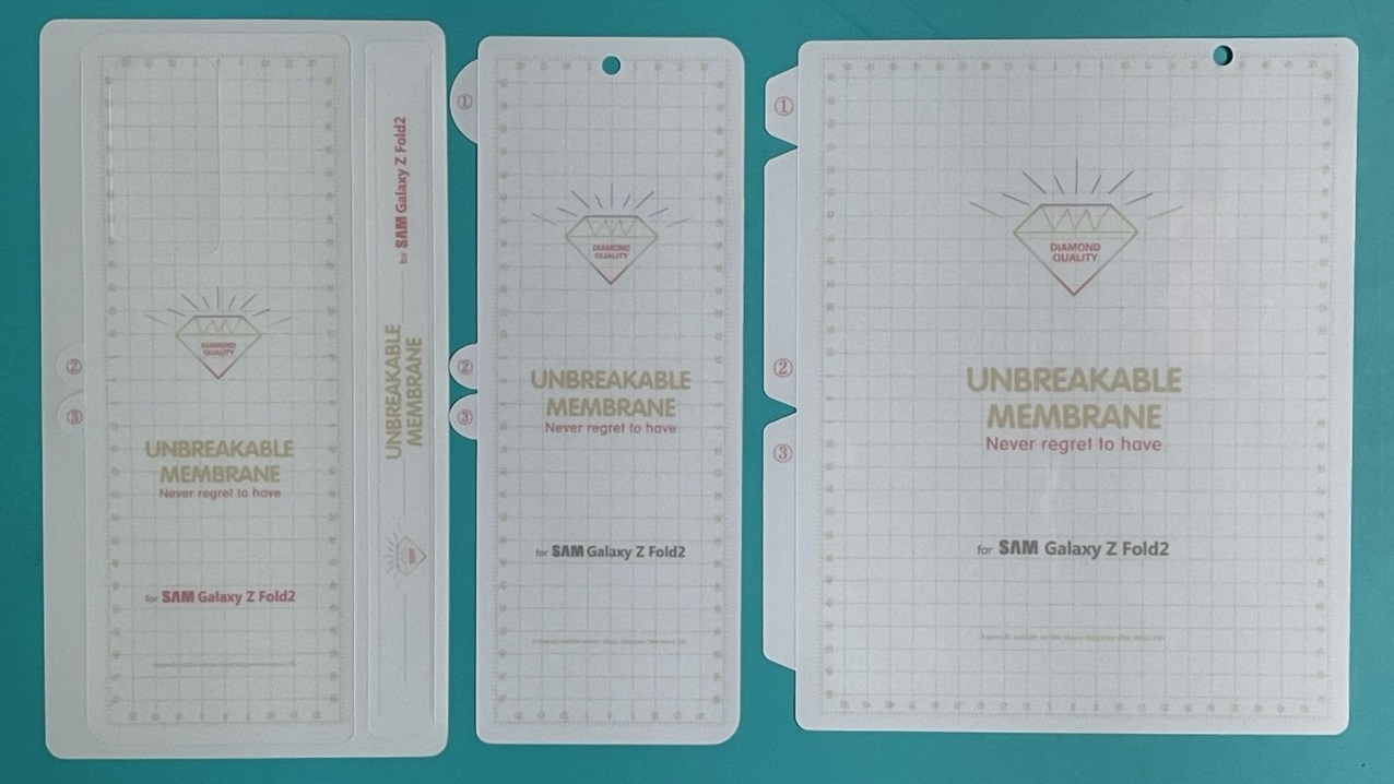 Miếng dán dẻo ppf cho điện thoại Samsung Galaxy Z Fold 2- tự phục hồi vết xước.