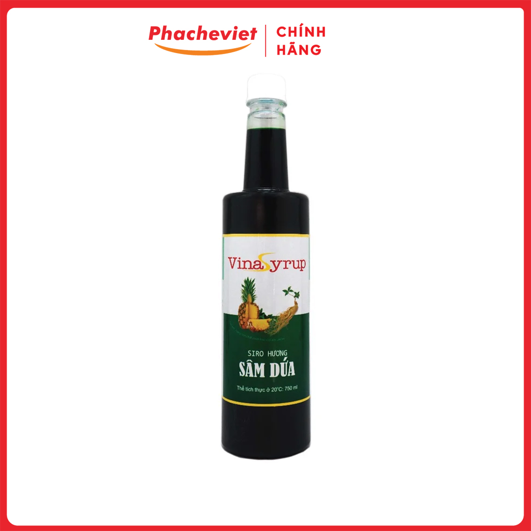 Vina syrup hương sâm dứa 750ml
