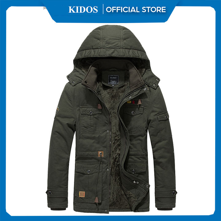 Áo khoác nam lính mỹ-Áo khoác nam lót lông-Áo khoác phượt nam
