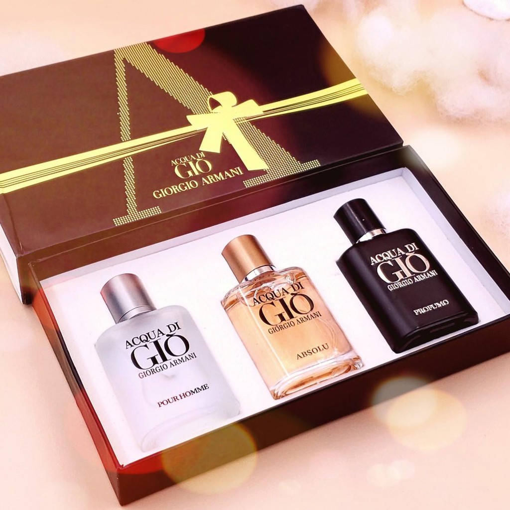 Set 3 chai nước hoa nam cuốn hút Giò tỏa hương thơm cực lâu