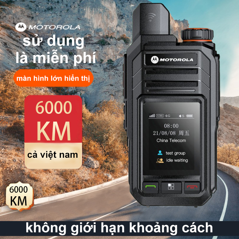 Bộ đàm Motorola R800 Không giới hạn khoảng cách Liên lạc nội bộ Thời gian chờ dài Di động Hơn 5000 KM Bộ đàm 4G 5G