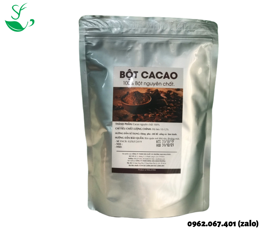 Bột ca cao nguyên chất túi nhỏ 500g - túi 500g