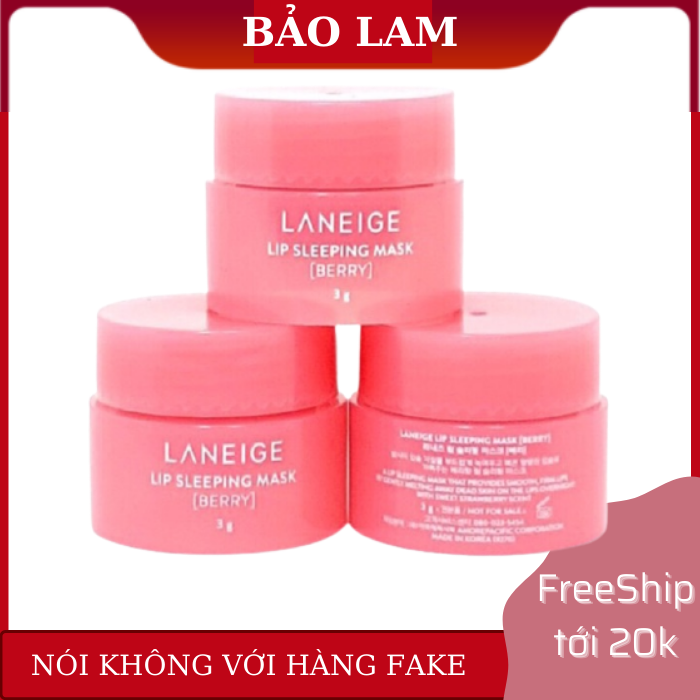 Mặt nạ ngủ môi laneige 3g mini size