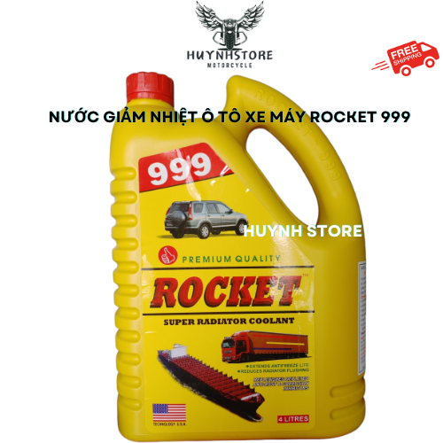 Nước mát nước giảm nhiệt rocket 999 4 lít xanh - đỏ