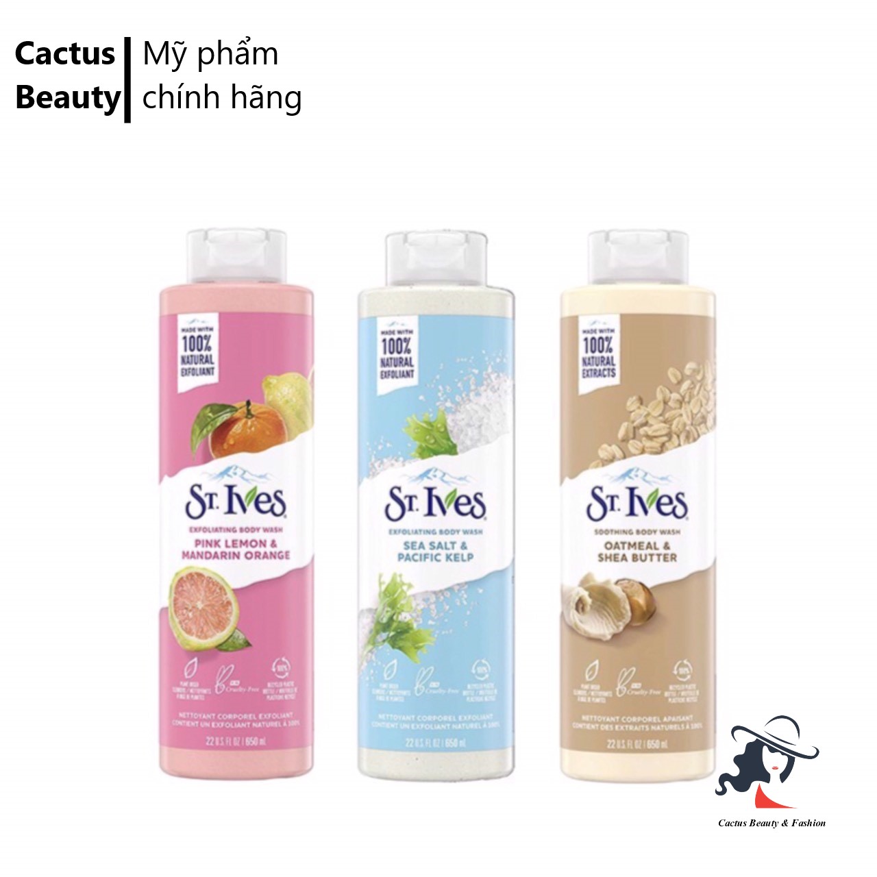 Sữa tắm St.Ives Body Wash mẫu mới