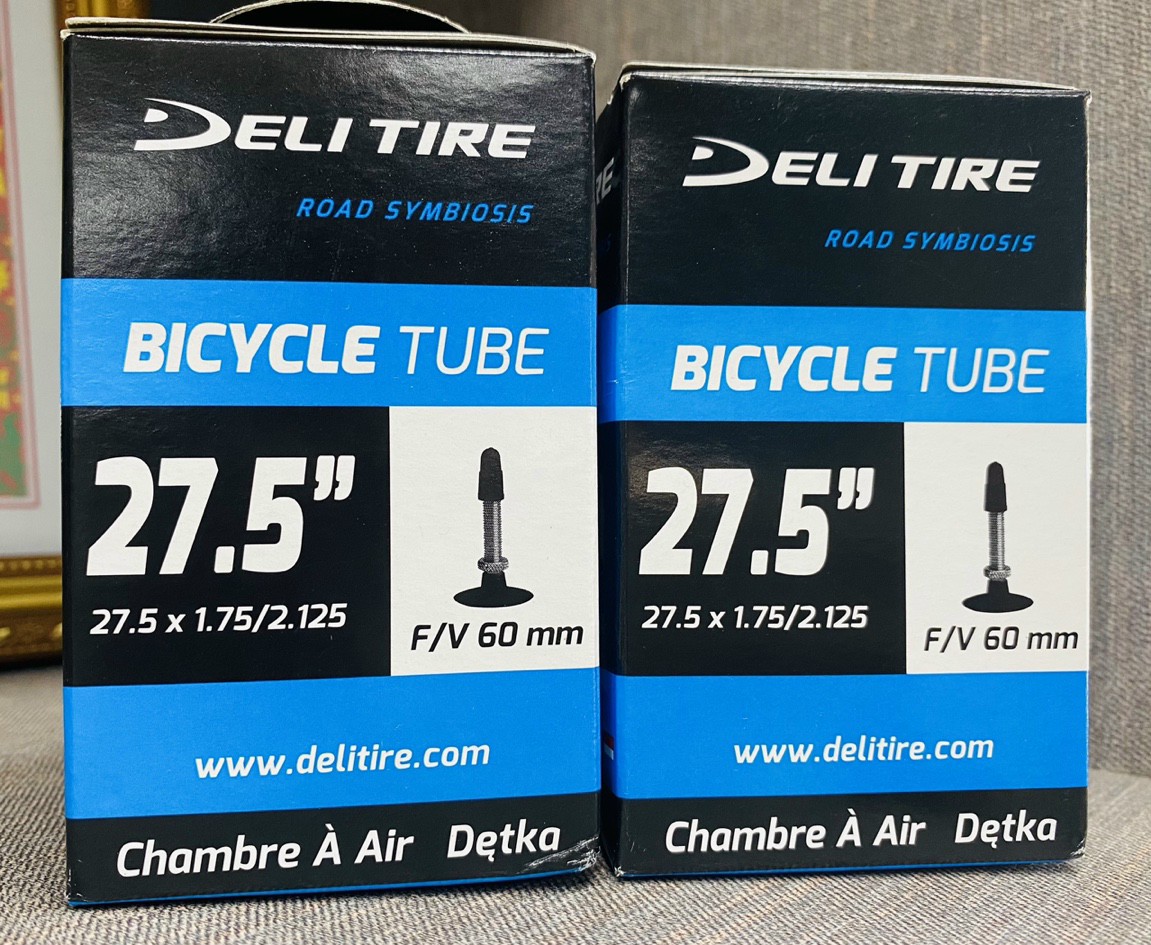 Ruột xe đạp 27.5 x 1.75/2.125 van xe đạp dài 60mm deli-tire - sports world shop