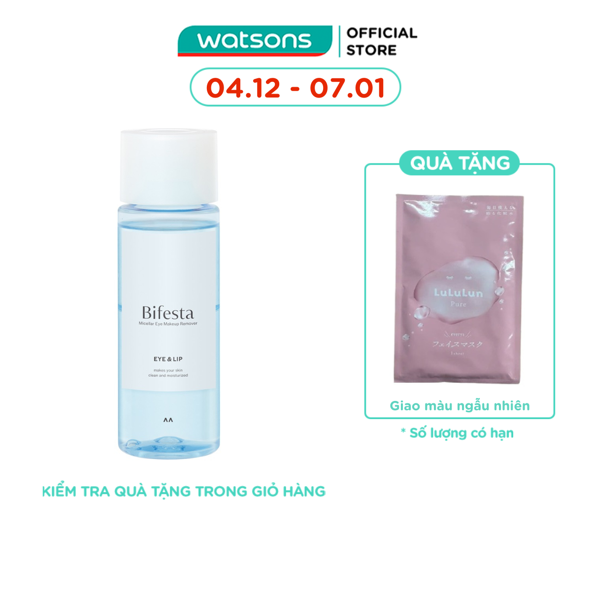   MUA LÀ CÓ QUÀ  Dầu Tẩy Trang Mắt Và Môi Bifesta Eye Makeup Remover O 145ml 