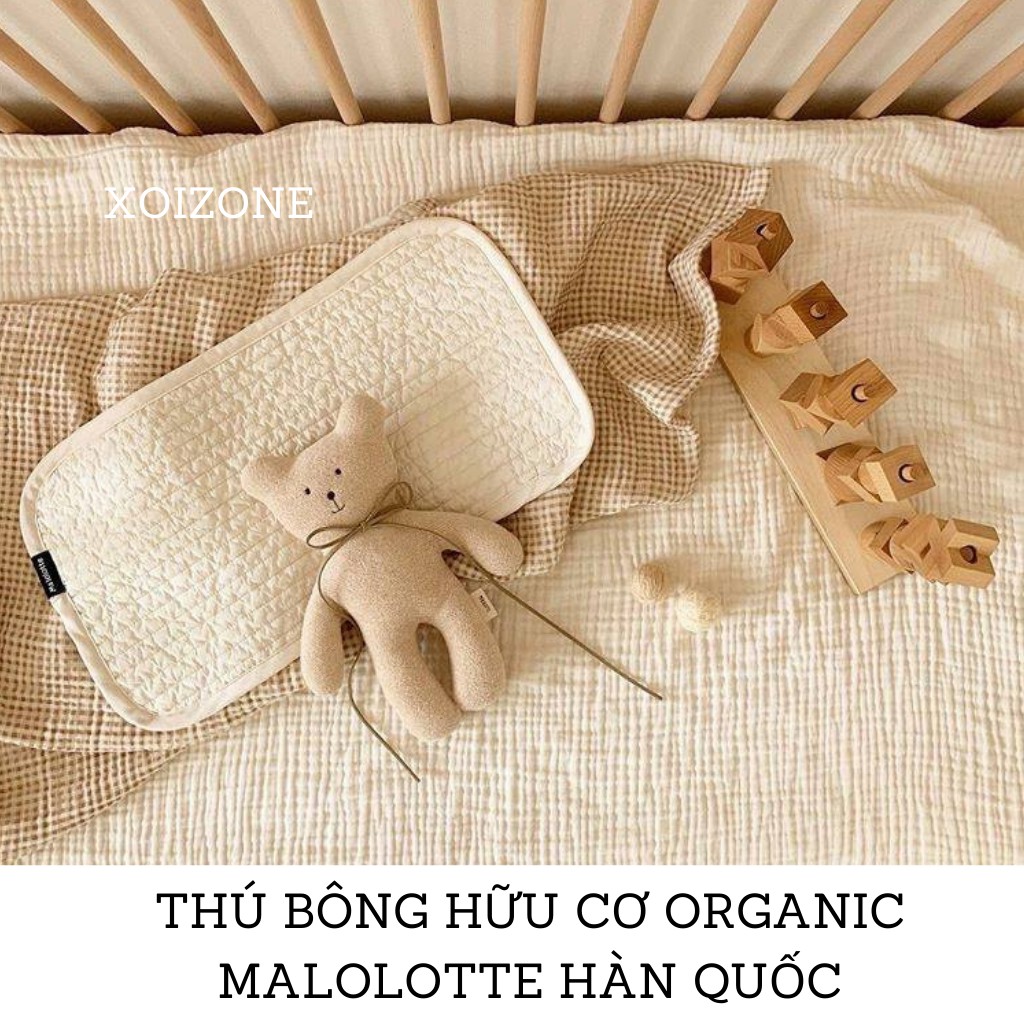 Thú Bông Hữu Cơ Organic Dottodot & Malolotte Handmade Nội Đia Hàn Quốc Cho Bé Từ Sơ Sinh