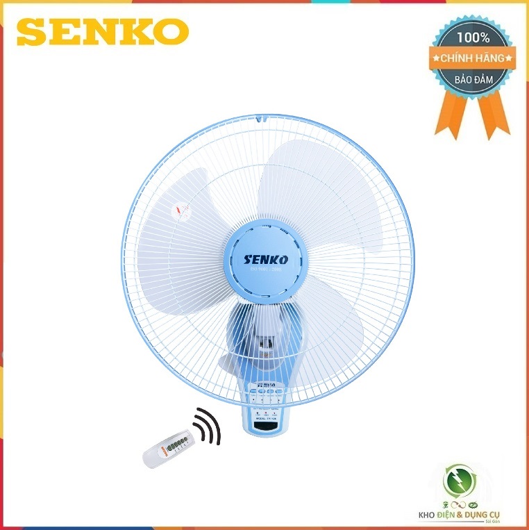 QUẠT ĐIỀU KHIỂN BẰNG REMOTE SENKO TR1683 - 3 TỐC ĐỘ QUẠT - CÓ CÀI ĐẶT GIỜ TẮT VÀ 2 CHẾ ĐỘ GIÓ LỰA CHỌN CÙNG ĐÈN SÁNG CHO BUỔI TỐI
