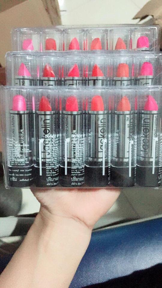 Set 6 cây son gió siêu lì không chì Jackelin Thái Lan