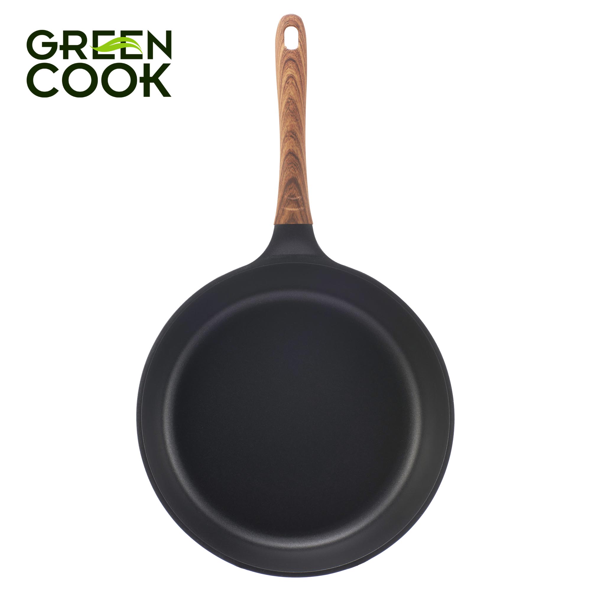 Chảo đúc chống dính ceramic đáy từ 26 cm Green Cook GCP03-26IH