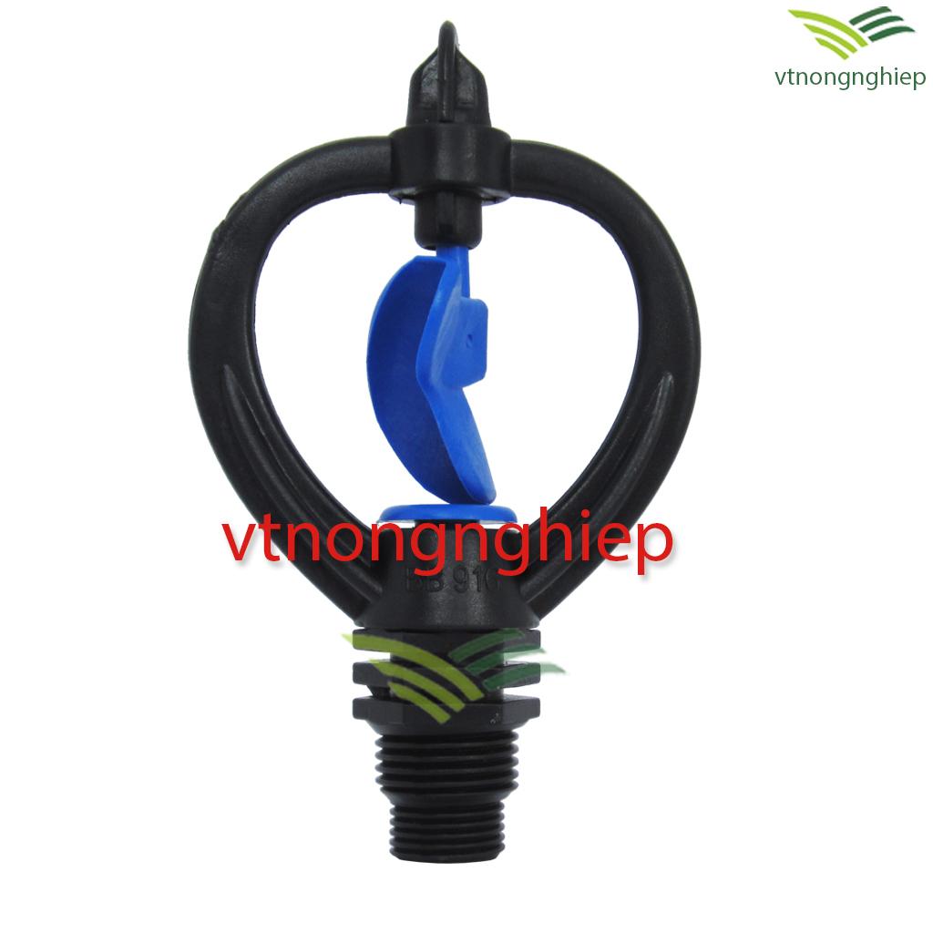 10 béc tưới thân xoay, trục xoay ren ngoài 17,21 BB-916