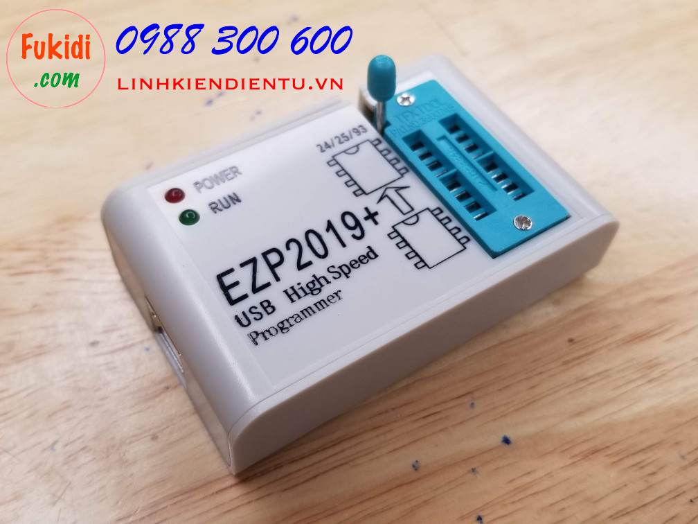 EZP2019+ Mạch nạp, copy chip nhớ BIOS máy tính họ 24, 25, 93 EEPROM