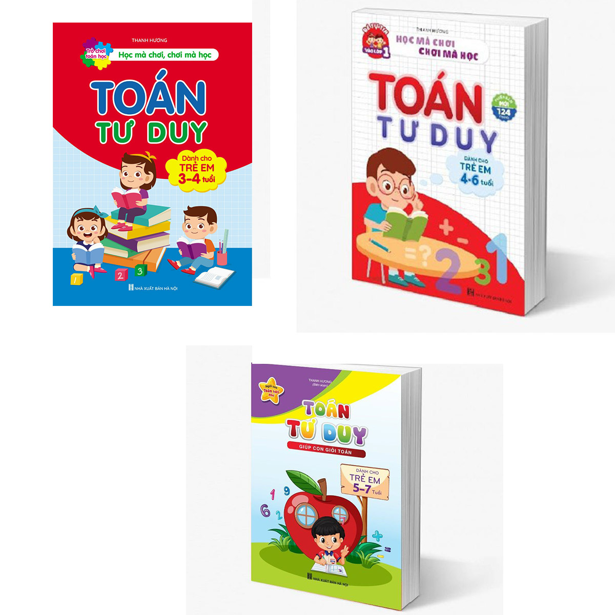 Combo sách toán tư duy cho bé